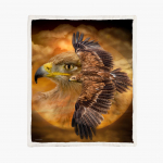 Hawk - Spirit Of Wind Fleece Deken