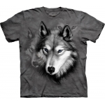 Wolf Portrait Kindershirt