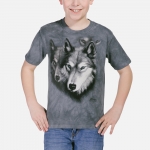 Wolf Portrait Kindershirt
