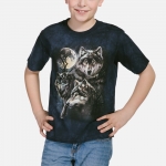 Moon Wolves Collage Shirt