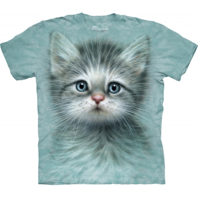 Blue Eyed Kitten Katten Kindershirt