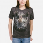 Black Rhino Dieren Shirt