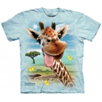 Giraffe Selfie Kindershirt