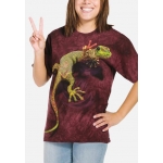 Peace Out Gecko Dieren Shirt