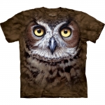 Great Horned Owl Head Uilenshirt