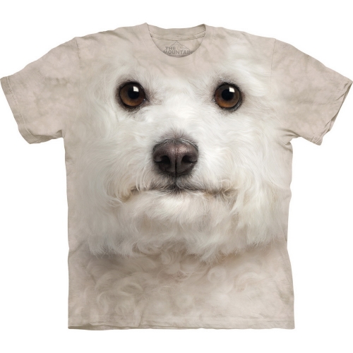 Pennenvriend voetstappen Opnemen Bichon Frise Face Honden Shirt