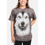 Alaskan Malamute Face Honden Shirt