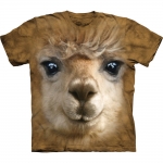 Big Face Alpaca Dieren Shirt