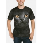 Big Face Black Cat Katten Shirt