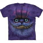 Big Face Cheshire Cat Katten Shirt