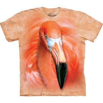 Big Face Flamingo Vogel Shirt
