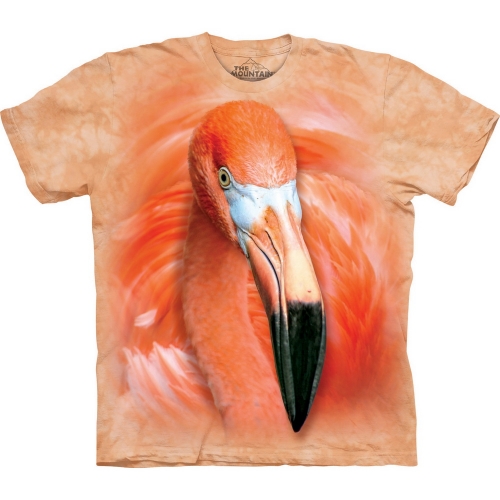 Big Face Flamingo Vogel Shirt
