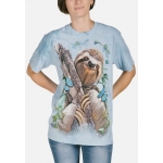 Sloth & Butterflies Dieren Shirt