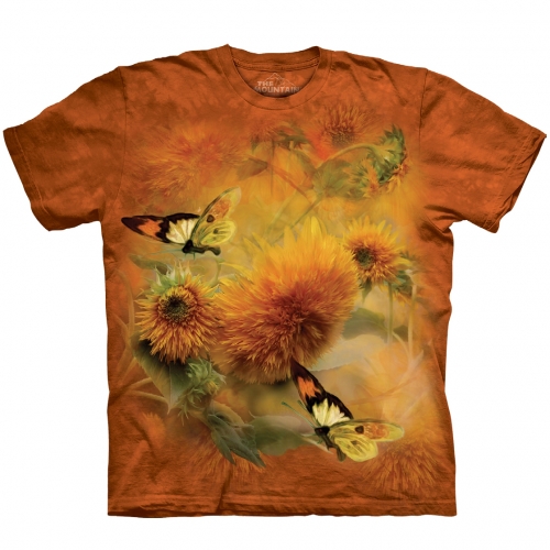 Sunflowers & Butterflies Dieren Shirt