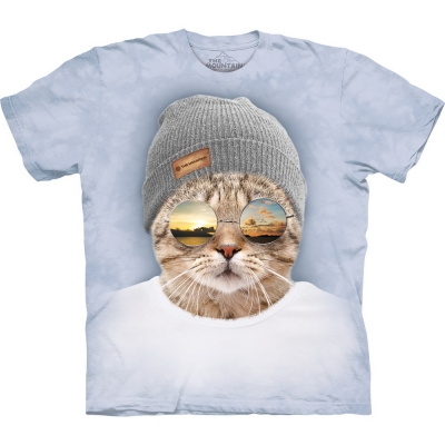 Cool Hipster Cat Kattenshirt